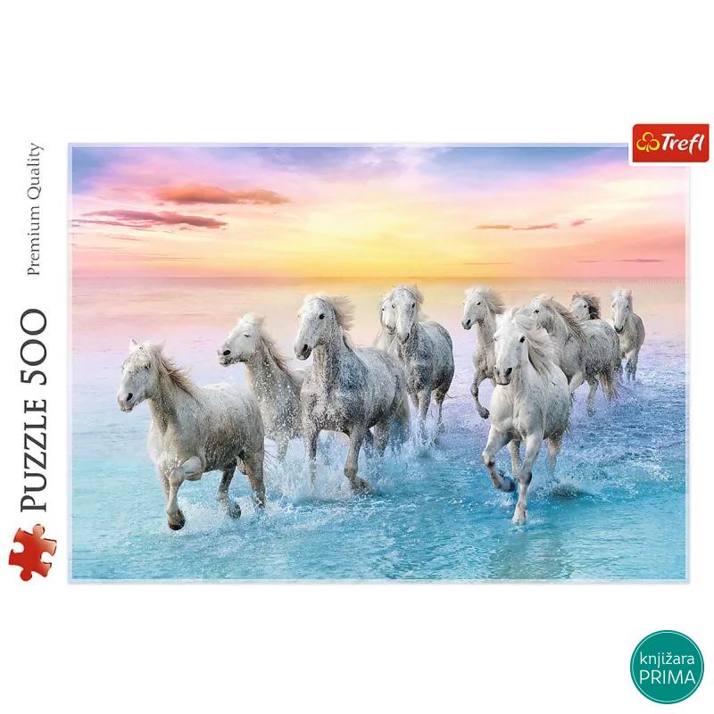 Puzzle TREFL Galloping white horses 500 delova 