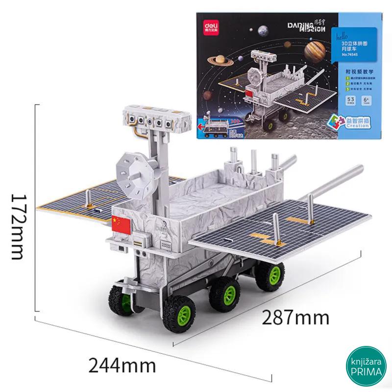 3D slagalica DELI lunar rover 