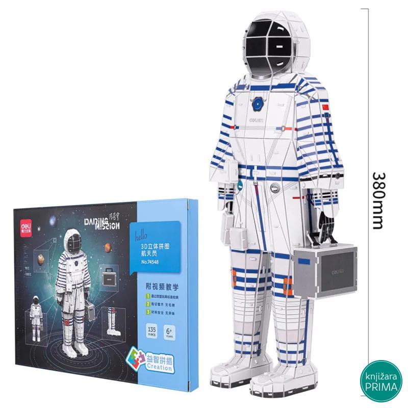 3D slagalica DELI astronaut 