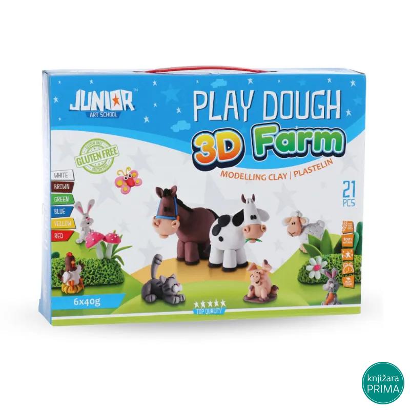 Play dough JUNIOR 3D Farma 