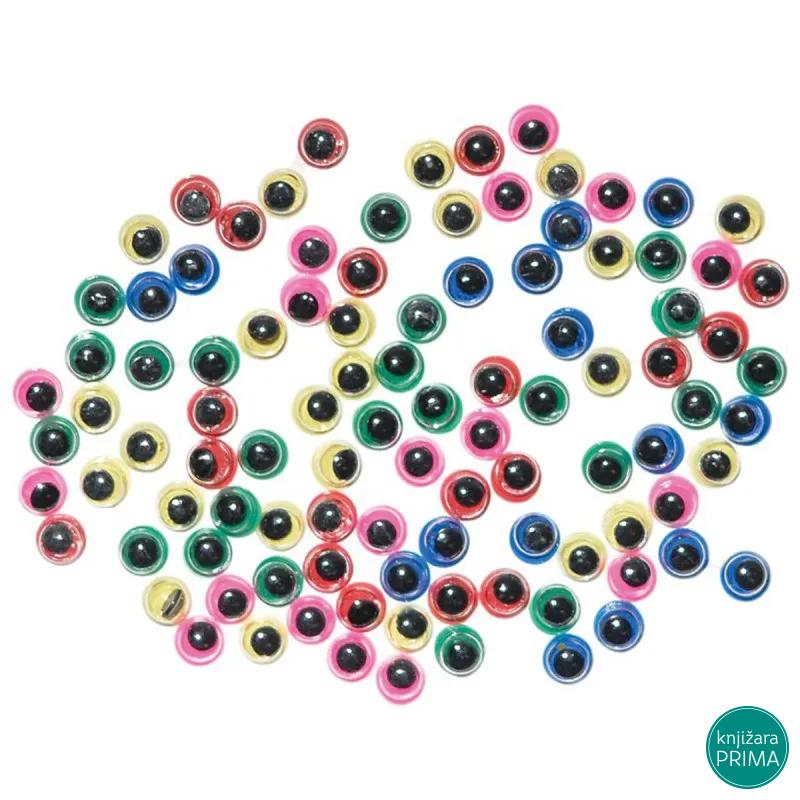 Oči okrugle u boji 5mm - Crafty deco 
