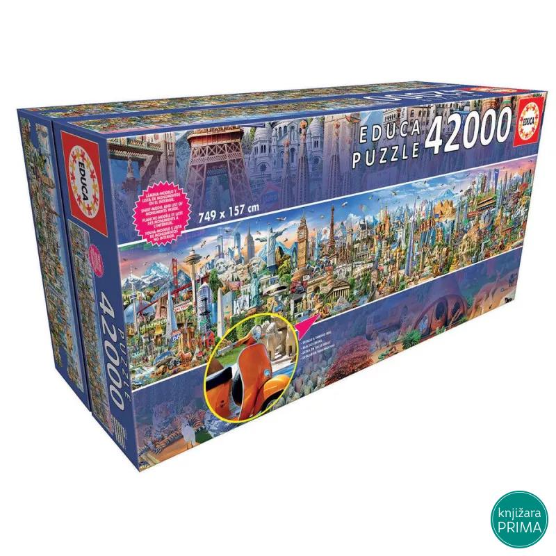 Puzzle EDUCA 42000 Around the World 