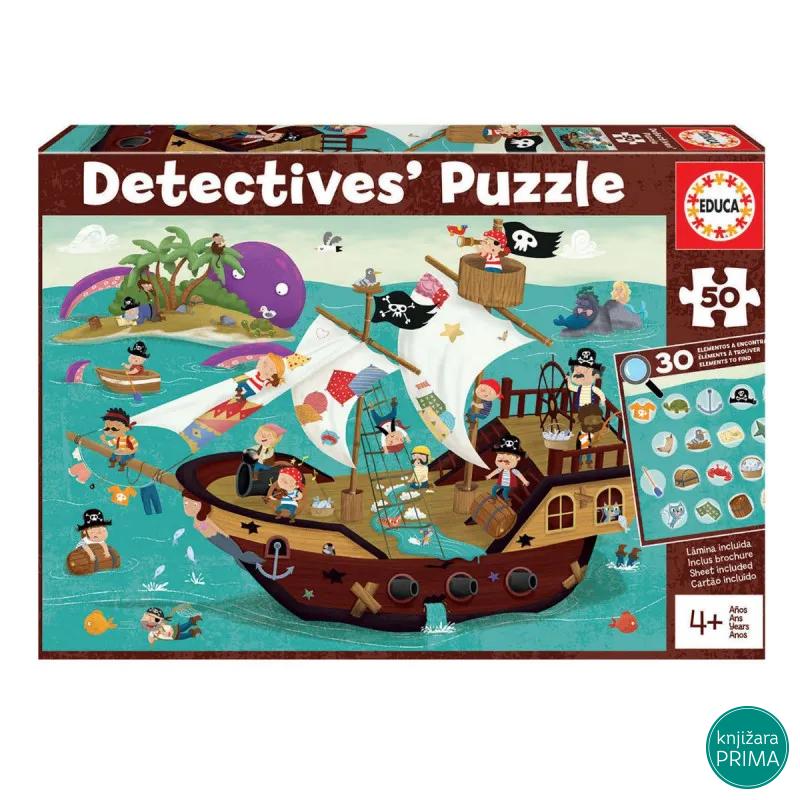 Puzzle EDUCA 50 Detective Pirates 