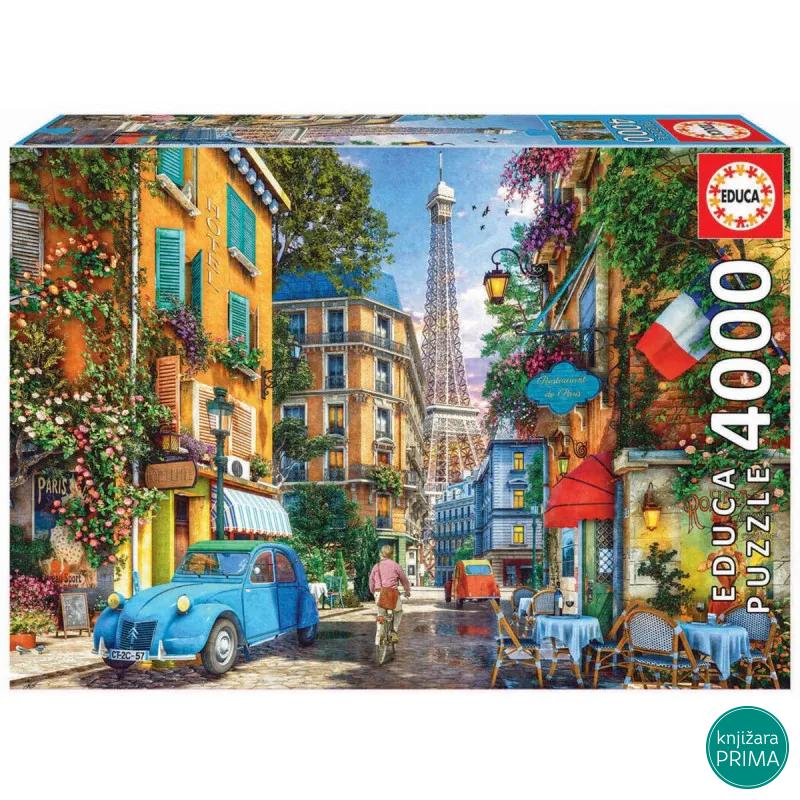 Puzzle EDUCA 4000 Old Streets Paris 