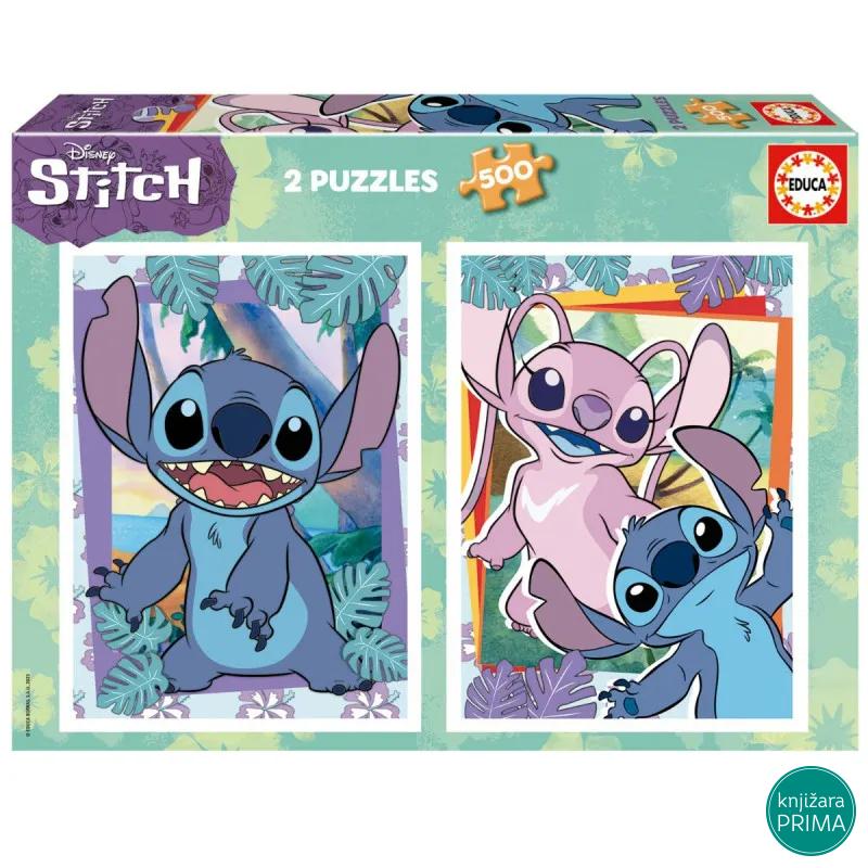 Puzzle EDUCA 2x500 Stitch 