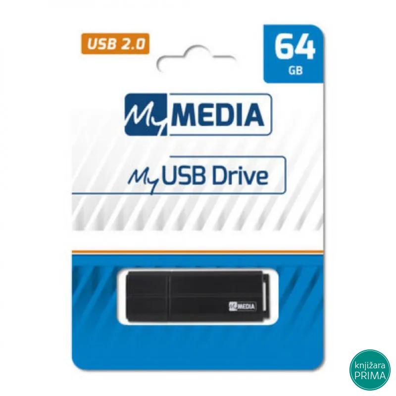 Flash memorija USB 2.0 64GB MYMEDIA 