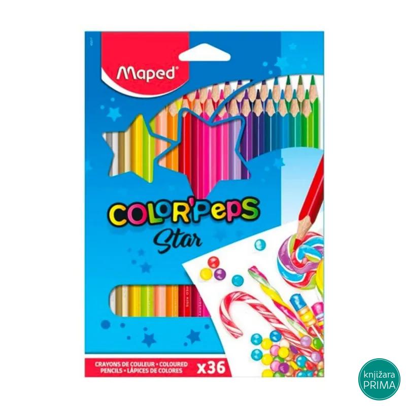 Drvene bojice 36 MAPED Color Peps 